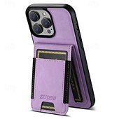 abordables Coques iPhone-téléphone Coque Pour iPhone 17 Pro Max 17 Air 16 16 Plus 16 Pro 16 Pro Max 15 15 14 Pro Max Plus 14 Plus 13 Pro Max Étui Portefeuille avec Support Emplacement Carte Antichoc Rétro TPU faux cuir