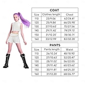 tanie Stroje dla dziewcząt-Zainspirowany koreańskim idolem Gwiazda popu Kostium Fantazyjne przebranie Wirtualny idol Kostiumy z filmów for Dla dziewczynek Dzieci Halloween Karnawał Spektakl Comic Con Anime Expo