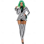 levne Dámské Kostýmy-Beetlejuice Beetlejuice Úbory Punčocháče Cosplay kostým Filmové kostýmy for Dámské Dospělí předvečer Všech svatých Karneval Výkon Párty