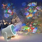 billiga Julklappslampor-jul julgran jul julstämpel jul snöflinga halloween 16 mönster dekoration