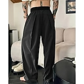 economico pantaloni casual-Per uomo Pantaloni Pantaloni casual Tasca Elastico in vita Semplice Comodità Sport all'Aperto Quotidiano Moda Casual Nero Grigio Micro-elastico