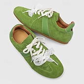 abordables Baskets-Baskets rétro à lacets en daim pour hommes, chaussures décontractées légères pour le style urbain et les tenues de week-end