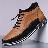 preiswerte Sneaker für Herren-braune High-Top-Wanderschuhe für Herren – bequeme Schnürschuhe für große Füße, Reisen und lange Wanderungen