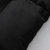 abordables Gilet Puffer pour Homme-Homme Gilet matelassé Gilet Vacances Quotidien Date Mode Occasionnel Hiver Avec Poches Polyester Chaud Confortable Couleur Unie Fermeture éclair Col montant Coupe régulière Noir Gris Gilet