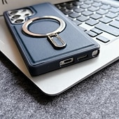 Phone Case For Samsung Galaxy S25 S25 Edge S24 S24 FE S23 Ultra Plus S22 Plus  Ultra Back Cover Magnetic Kickstand Shockproof Retro TPU PU Leather cheap Samsung Cases-Phone Case For Samsung Galaxy S25 S25 Edge S24 S24 FE S23 Ultra Plus S22 Plus  Ultra Back Cover Magnetic Kickstand Shockproof Retro TPU PU Leather