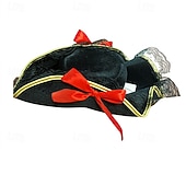 abordables Disfraces de mujer-Corsarios del Mar Caribe Pirata gorrión Vestidos Accesorios Disfraz Película de aventuras Cosplay for Mujer Adultos Víspera de Todos los Santos Carnaval Rendimiento Mascarada