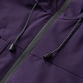 economico giacca sportiva-Per uomo Giacca Sportiva Giacca da Escursionismo Giacca antivento Sport all'Aperto Casuale Impermeabile Giacca a Vento Cerniera Tasca Primavera &amp; Autunno Tinta unica Attivo Con Cappuccio Regolare