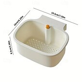 お買い得  トラベルバッグ＆ハンドバッグ-ワンボタン開閉式吊り下げシンクコーナーラック多目的野菜洗浄機/食器洗い機ホルダーキッチン、フルーツに最適 &amp;野菜保存とスープストレーナー