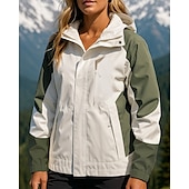 baratos Casacos impermeáveis-Mulheres Jaqueta Softshell Jaqueta de Trilha Jaqueta Hardshell Ao ar livre Prova-de-Água A Prova de Vento Roupas de caminhada Roupas de caminhada Primavera Outono Jaqueta Caça Pesca Alpinismo Retalhos
