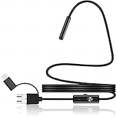 voordelige boor accessoires-Industriële endoscoop voor Android, 200W pixel endoscoop met 25 fps beeldoverdracht, IP67 waterdicht, type-C interface, MFI gecertificeerd, ideaal voor auto- en woninginspecties