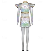 olcso Halloween jelmez lányoknak-kpop démonvadászok idol zoey huntrix jelmez jelmez virtuális idol film cosplay lányoknak gyerekeknek halloween karneváli előadás képregény con anime expo