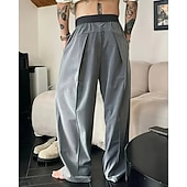 economico pantaloni casual-Per uomo Pantaloni Pantaloni casual Tasca Elastico in vita Semplice Comodità Sport all'Aperto Quotidiano Moda Casual Nero Grigio Micro-elastico