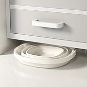 tanie Przechowywanie i organizacja-Składane, przenośne plastikowe wiadro – oszczędzające miejsce, o dużej pojemności, do użytku na zewnątrz, w samochodzie, na rybach, do prania, mycia, moczenia stóp, wielofunkcyjne, do przechowywania i