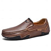 halpa Miesten loaferit ja nauhattomat kengät-Miesten ruskeat slip-on-mokkasiinit ajokengät – joustavat ja rennot loaferit viikonloppumatkoille, työmatkoille ja kesäretkille
