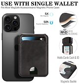 tanie Etui do iPhone&#039;ów-telefon Kılıf Na iPhone 17 Pro Max 17 Air 16 15 14 Pro Max Plus 16e 13 Pro Max Osłona tylna Magnetyczne Stopka Gniazdo karty Retro TPU Skóra PU