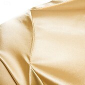 economico Camicie in raso da uomo-Per uomo Camicia Come la seta Camicia in raso Camicia elegante Camicia casual Camicia con Bottoni Semplice Formale Affari Nero Bianco Giallo Rosa Manica Lunga Bavero Primavera &amp; Autunno Tutte le