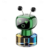abordables Colgantes y ornamentos para coche-Ambientador inteligente para coche con robot, diseño de carga USB, cuatro configuraciones de intensidad de fragancia, accesorio ideal para coche y regalo perfecto.