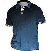 cheap Men's Plus Size Polo-Men's Plus Size Polo Shirt Big and Tall Letter Turndown Print Short Sleeve Spring &amp; Summer Sports Fashion Streetwear Designer Outdoor Street Tops