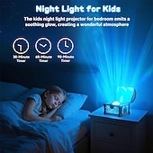 voordelige star galaxy projector lichten-noorderlicht projector 7 kleuren schatkist nachtlampje aurora licht projector met 8 effecten &amp;dimbare Galaxy Light sfeerverlichting voor de slaapkamer, cadeau voor kinderen, tieners en vrouwen