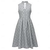 cheap Dirndl Dresses-Oktoberfest Dress Dirndl Trachtenkleider Midi Length Maid Bavarian German Wiesn Women's Carnival Beer Festival Traditional Style Cloth Without Blouse (80CM)