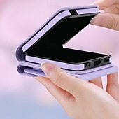 Χαμηλού Κόστους Samsung Θήκη-τηλέφωνο tok Για Samsung Galaxy Z Flip 7 Z Flip 6 Z Flip 5 Z Flip 4 Θήκη κάρτας πορτοφολιού με τον Lanyard Υποδοχή κάρτας Δαχτυλίδι πόρπη Ρετρό TPU PU δέρμα