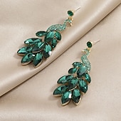 abordables Boucles d&#039;oreilles-Boucle d&#039;Oreille Créoles Le style rétro Poire Goutte ancien Mode Déclaration Des boucles d&#039;oreilles Bijoux Rose foncé / Turquoise / Rose clair Pour Mariage Soirée Fête 1 Paire
