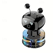 abordables Colgantes y ornamentos para coche-Ambientador inteligente para coche con robot, diseño de carga USB, cuatro configuraciones de intensidad de fragancia, accesorio ideal para coche y regalo perfecto.