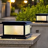 tanie kinkiety zewnętrzne-Nowoczesne minimalistyczne oświetlenie solarne do ścieżek zewnętrznych, jasne oświetlenie solarne, wodoodporne oświetlenie ogrodowe LED, metalowe oświetlenie krajobrazowe