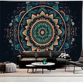 baratos Tapeçarias de Parede-tapeçaria Tapeçarias Mandala Geométrica Boêmio Quarto Sala de estar Dorm Decorações de parede de porta de fundo