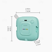 お買い得  スマホカメラアタッチメント-ミニビデオライト スマートフォン用 自撮り LED カメラライト 内蔵リチウム電池 iPhone iPad Samsung 各種写真用携帯電話用