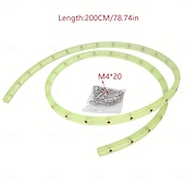 levne Domácí potřeby-flexi-shape - všestranný, nastavitelný profilový pásek pro dřevo o délce 78,74 palce - šablona s flexibilními křivkami a certifikací Energy Star pro složité tvary, přesné tvoření a kutilské projekty