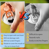 preiswerte Küchenutensilien &amp; Gadgets-12 Stück einfacher Laschenöffner&amp;amp;Getränkeschutz, Komplettabdeckung, einfacher Laschenöffner, Werkzeug zum Öffnen von Getränkedosen, bunter Getränkedosen-Schutzdeckel für Limonade, für Cola, Bier,