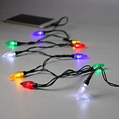 baratos Luzes decorativas-Cabo carregador de luzes de natal para celular, cabos de carregamento de lâmpadas festivas compatíveis com celulares Android