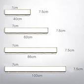 Недорогие наружные настенные светильники-Светодиодный настенный светильник, алюминиевый, водонепроницаемый, IP65, настенный светильник для сада, декоративный настенный светильник для балкона