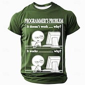 ieftine Tricouri amuzante pentru bărbați-Bărbați Argou amuzant Tricou Manșon scurt Tricou Tipărire 3D Stil Nautic Cămașă Modă Zilnic Stradă Zilnic Negru Roșu-aprins Albastru piscină Vară Primăvară Îmbrăcăminte S M L XL XXL XXXL