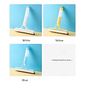 economico Prodotti per la pulizia-Strumento per la pulizia dei vetri 3 in 1: tergivetro, spazzola per specchi &amp;raschietto per l'acqua per il bagno &amp;pulizie domestiche