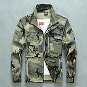 preiswerte Fleece &amp; 3 in 1 Jacken-Herren Daunenjacke Wanderset Fleece-Set Winter Draussen Wasserdicht Winddicht Oberteil Schwarz Grün