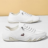 billige Sneakers til herrer-grønne semskede joggesko for menn – lette, avslappede sportssko for turgåing, reiser og streetwear-antrekk