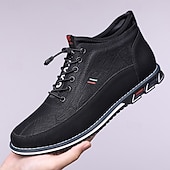 preiswerte Sneaker für Herren-braune High-Top-Wanderschuhe für Herren – bequeme Schnürschuhe für große Füße, Reisen und lange Wanderungen