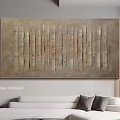billige Wabi Sabi-Stort 3D-teksturert abstrakt maleri moderne minimalistisk kunstverk nøytral jordfarget lerretskunst organisk geometrisk veggkunst stuedekor