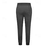 economico Pantaloni della tuta-Per uomo Pantaloni in Pile Pantaloni da tuta Joggers Pantaloni invernali Pantaloni Coulisse Tasca Elastico in vita Semplice Comodità Caldo Sport all&#039;Aperto Quotidiano Moda Casual Nero Giallo