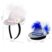 voordelige Vrouwen-Oktoberfest Veer Hoofdband Alpine Hoed Bavarian Duits München Weiden Dames Carnaval Feest Bierfestival Doek in traditionele stijl