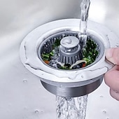 Недорогие Гаджеты для ванной-2 шт. выдвижной сливной заглушки из нержавеющей стали для мойки – нажимной фильтр-пробка, антизасорный, универсальный фильтр для кухонной раковины