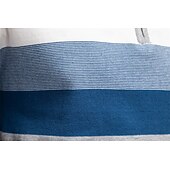 abordables Pulls et cardigans élites pour hommes-Homme Pull Tricoter Hauts Réguliers Demi-zip Bandes Rayé Col montant ancien Frais École Vacances Vêtement Tenue Printemps Automne Noir Violet S M L