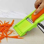 abordables Ustensiles pour fruits &amp; légumes-Ensemble d'ustensiles de cuisine multifonctionnels 3 en 1, éplucheur de légumes, éplucheur de fruits multifonctionnel, tranche et épluche toutes sortes de fruits et légumes