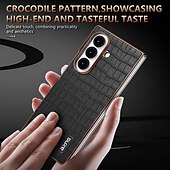 Недорогие Чехлы для Samsung-телефон Кейс для Назначение SSamsung Galaxy Z-образный сгиб 7 Z-сгиб 6 Z Fold 5 Z Fold 4 Кейс на заднюю панель Защита от удара Ретро ТПУ Кожа PU
