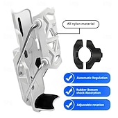 billiga Lagringsställ-självjusterande mugghållare 360 graders roterbar autolåsande självjusterande bilmugghållare universal cykel motorcykel vattenflaskhållare verktygsfri installation för cyklar, motorcyklar, barnvagnar