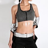 女性 ベルクロ 平織り 理学療法 サウナスーツ ために ジム アスレチック お買い得  女性用シェイプウェア-女性 ベルクロ 平織り 理学療法 サウナスーツ ために ジム アスレチック