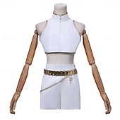 economico Costumi da donna-Cacciatori di demoni KPop Idolo Rumi Cacciatori di demoni Costume Costume originale Idolo virtuale Cosplay di film for Per donna Adulti Halloween Carnevale Performance Con il fumetto Anime Expo