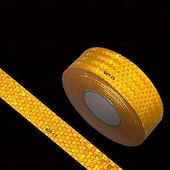 baratos Equipamento de Camping-Fita refletiva dot-c2 de alta visibilidade - 1 adesivo de advertência de segurança à prova d&#039;água e resistente para visibilidade noturna e cuidado com perigos, ideal para reboques, caminhões,